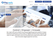 Tablet Screenshot of payveris.com